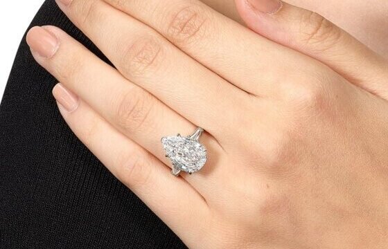 4 Carat Oval Diamond Ring