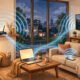 How WiFi works - router sending wireless signals to devices at home
