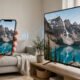 iPhone screen wirelessly mirrored to a TV